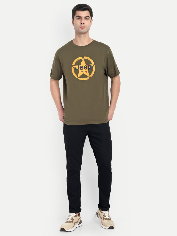 Iconic Print T-Shirt Willy Star Jeep