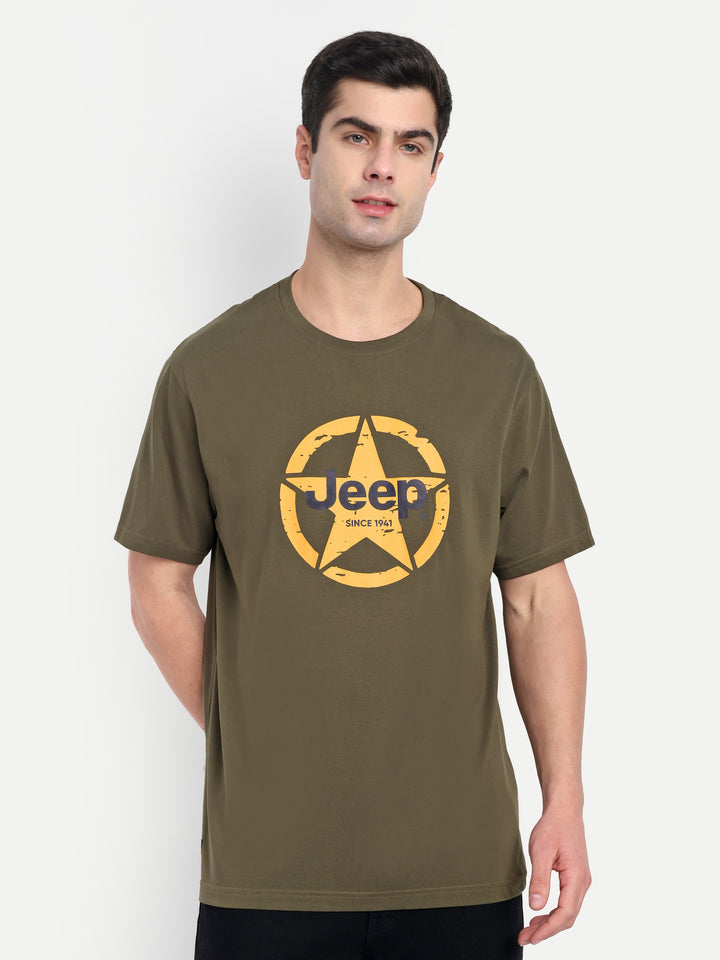 Iconic Print T-Shirt Willy Star Jeep