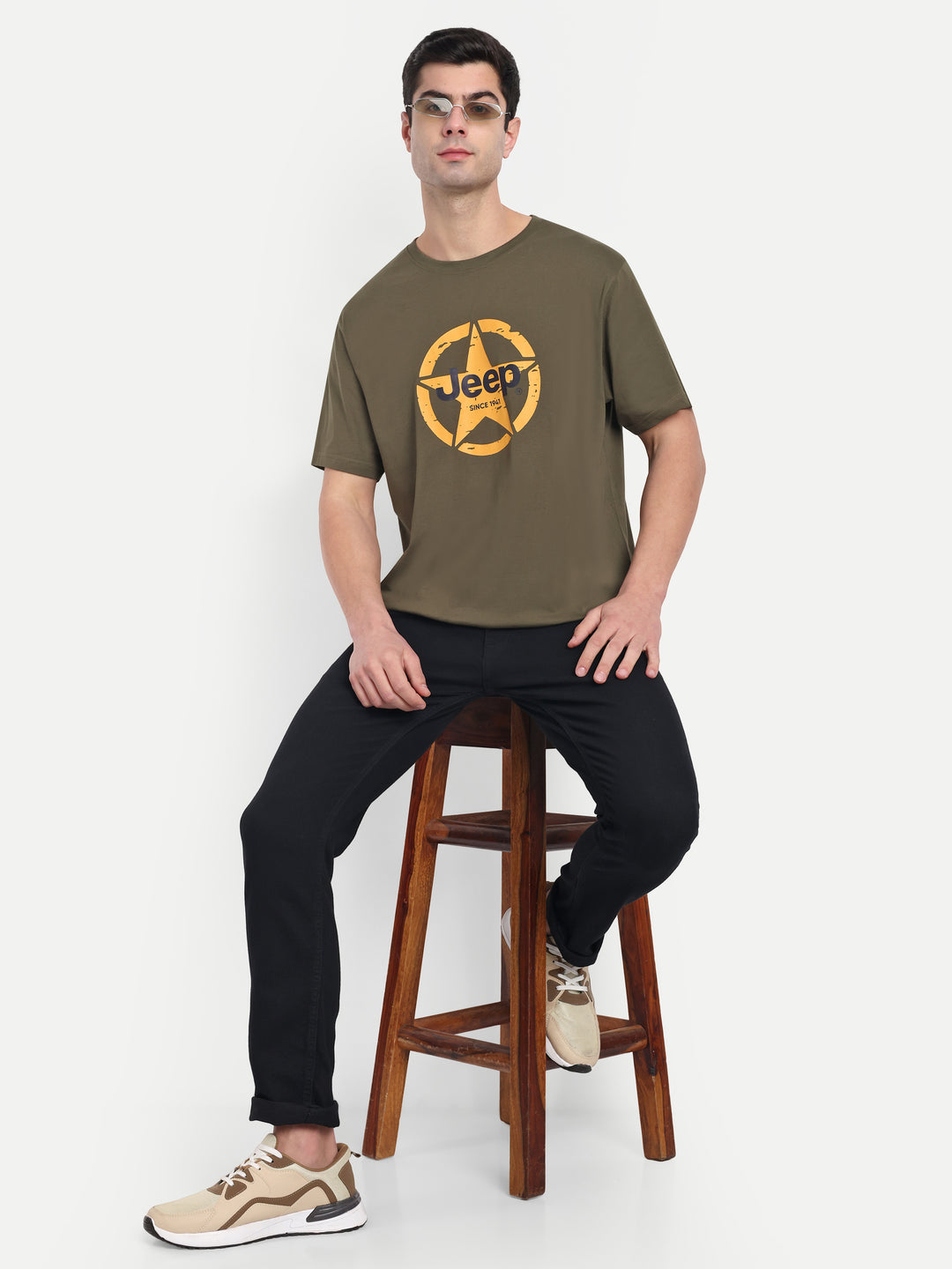 Iconic Print T-Shirt Willy Star Jeep