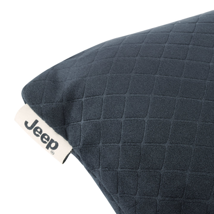 Jeep Cushion Pillow - Suede Black (Set of 2)