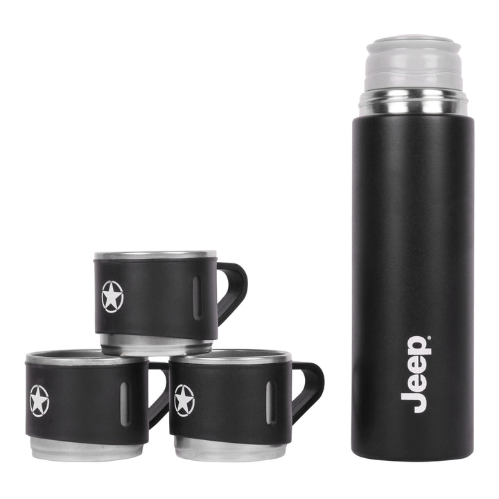 Jeep Vacuum Insulated Bottle with Cup