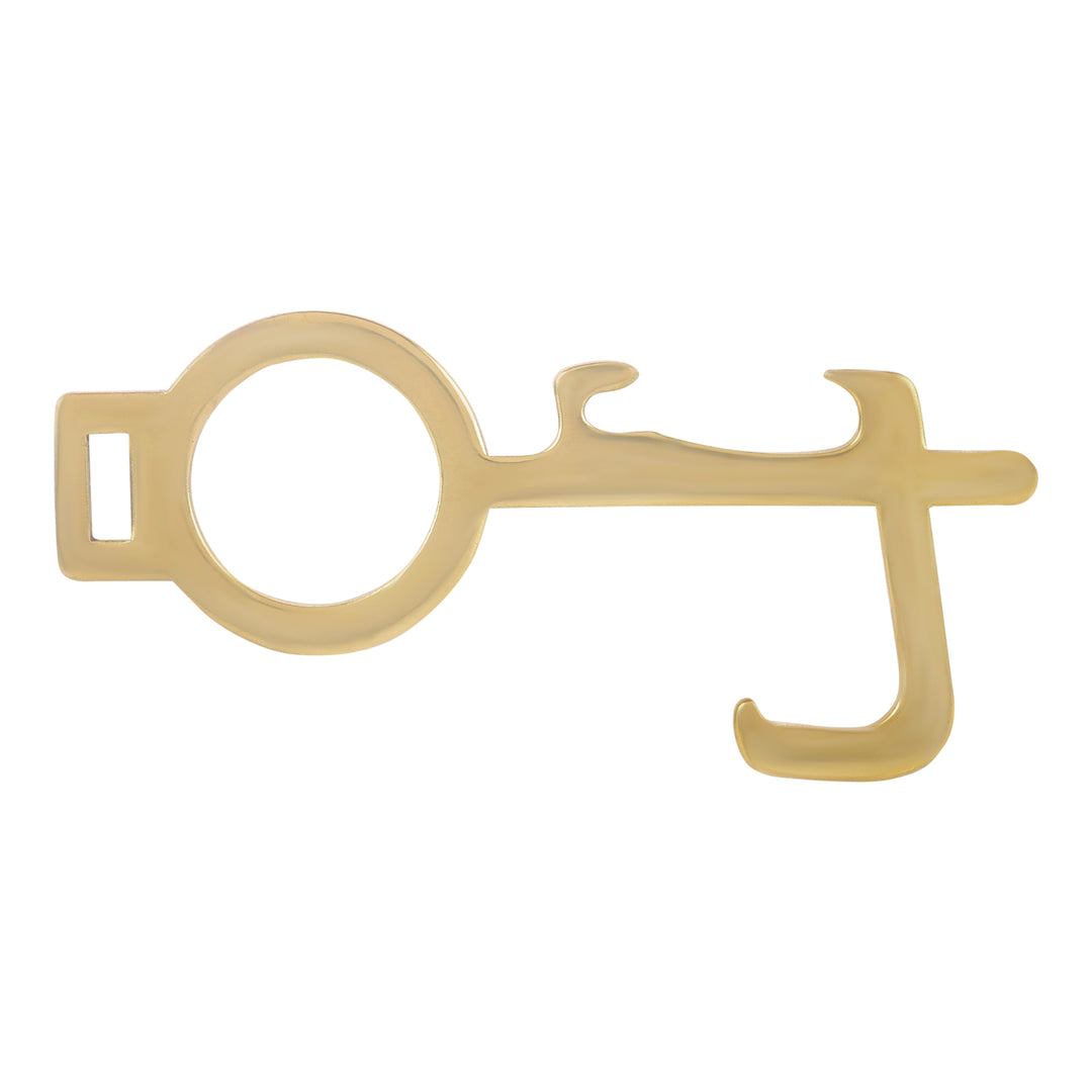 Jeep Covid Safety Key - Brass