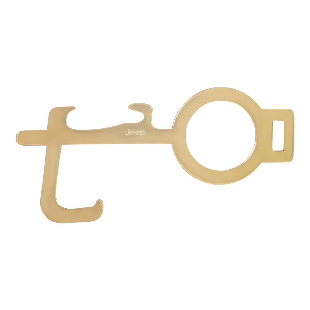 Jeep Covid Safety Key - Brass